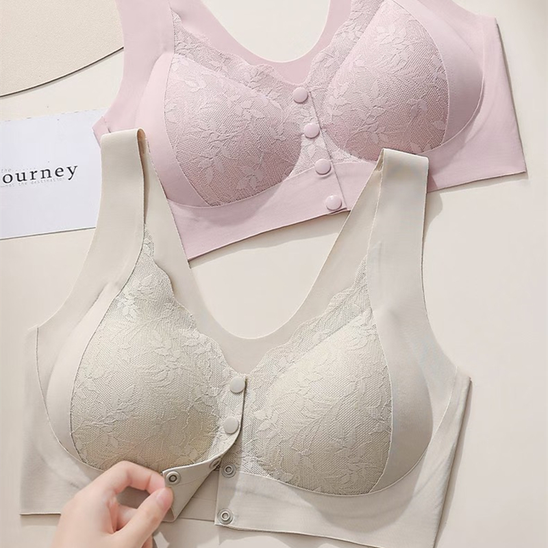 Full Coverage Bra - Reggiseno con bottoni frontali in stile