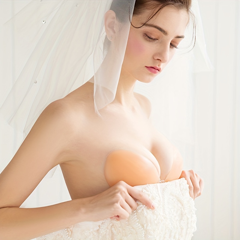 Push Up Bra Silicone - Reggiseno in silicone invisibile da donna,