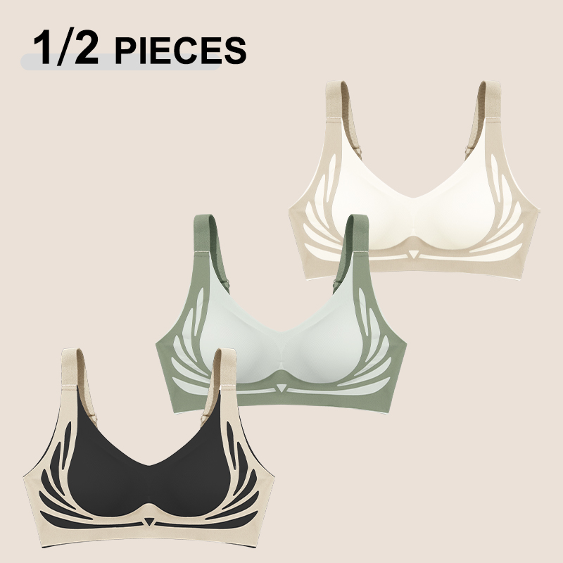 T Shirt Bra Seamless - 1/2 pz/set donne reggiseni push up