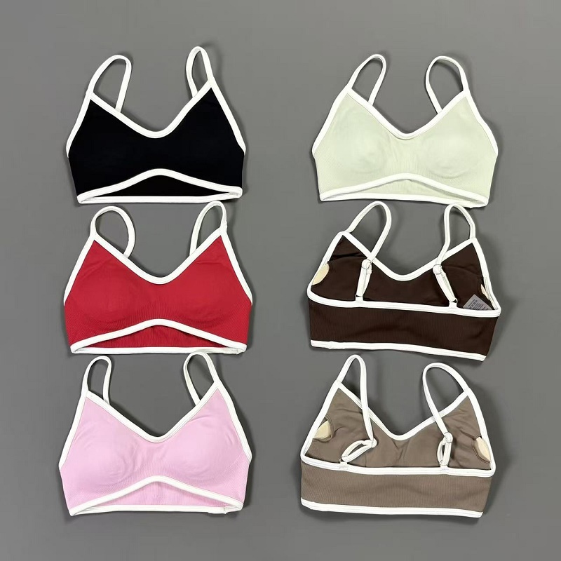 Sports Bra Racerback - Reggiseno Sportivo da Donna con Linee