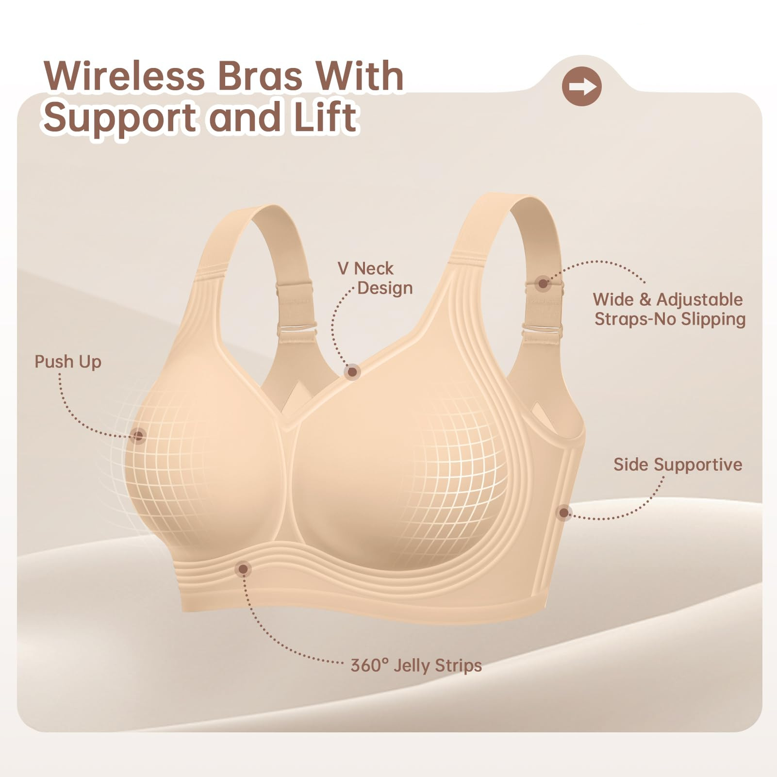 Reggiseno Senza Ferretto Plus  - Full Coverage Bra recensione e prezzo