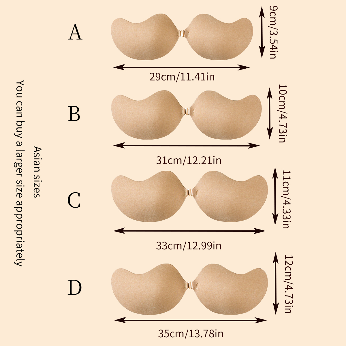 Reggiseno invisibile adesivo d - Push Up Bra Silicone recensione e prezzo